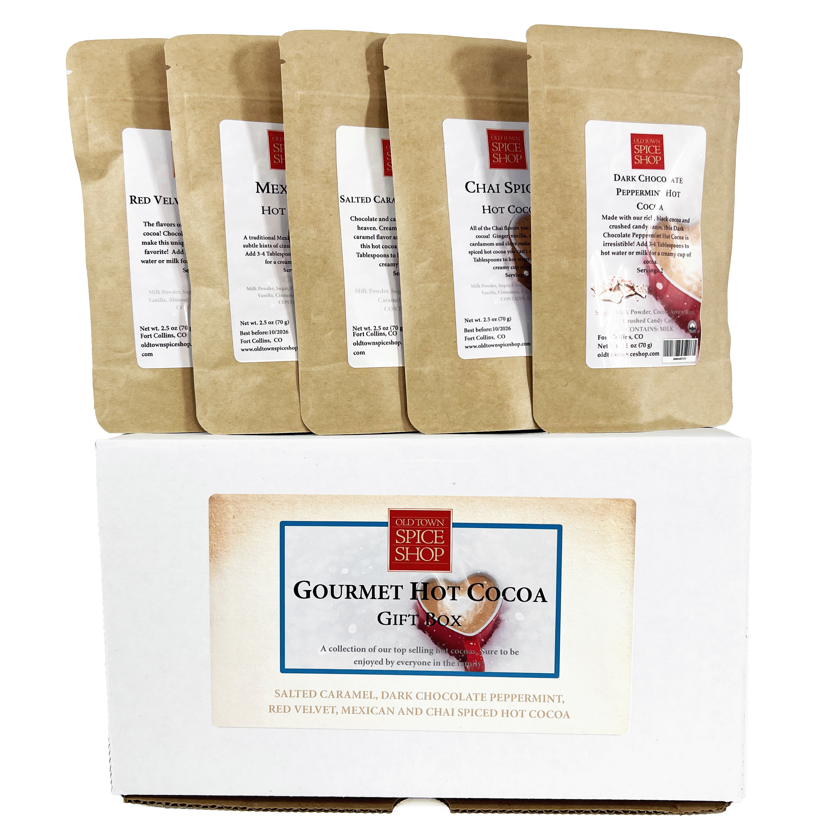 Gourmet Hot Cocoa Sampler – Old Town Spice Shop