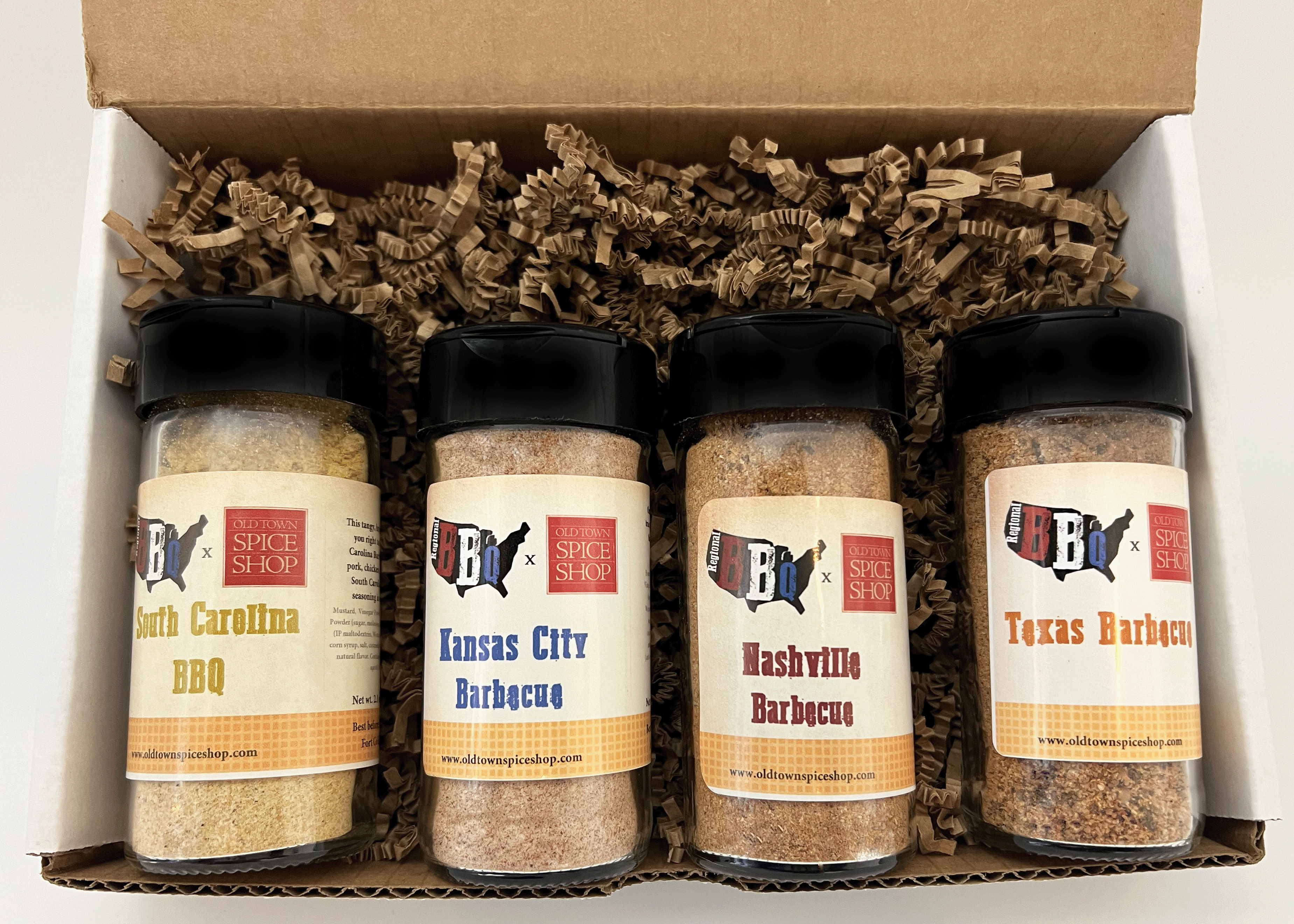 バーベキュー・調理用品 old mountain purveyars O-sara22 Regional BBQ Seasonings Gift Box – Old Town Spice Shop