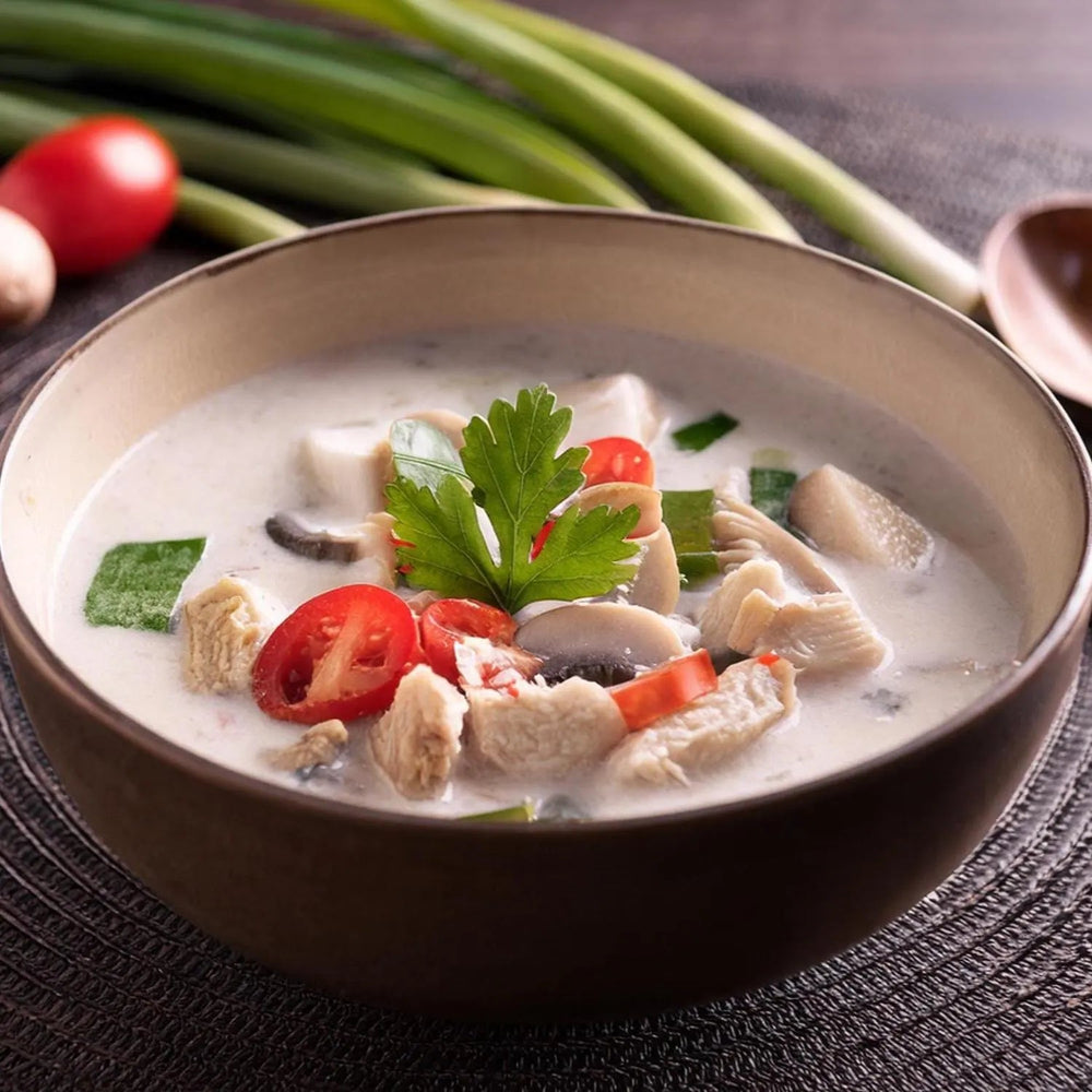 Bowl of Tom Kha Gai Soup 