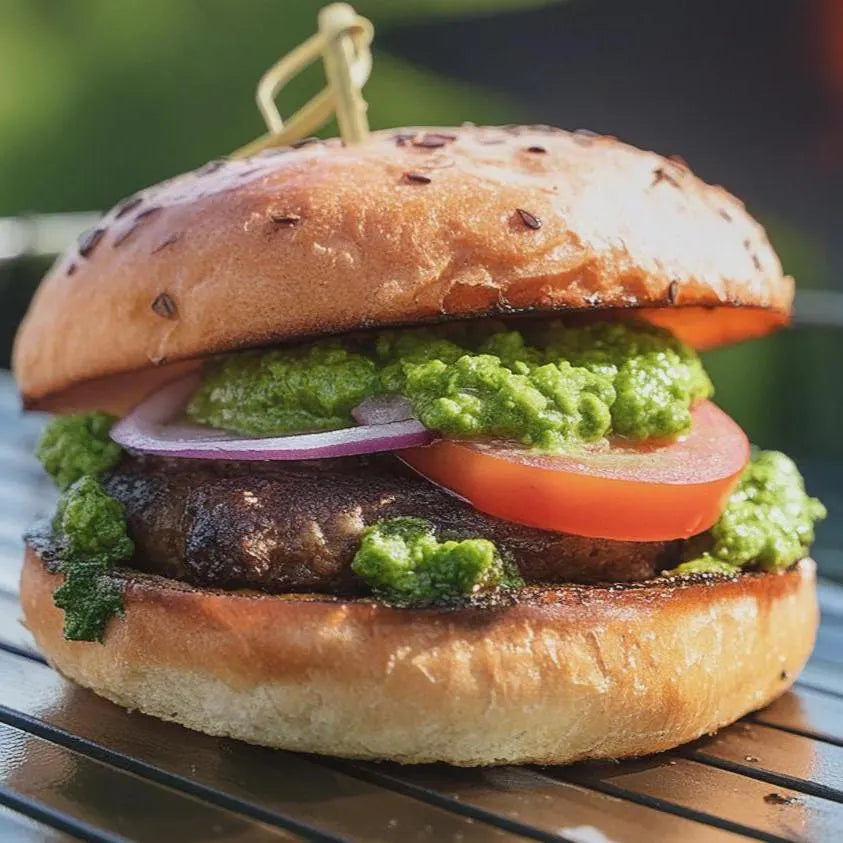 Spicy Chimichurri Burgers
