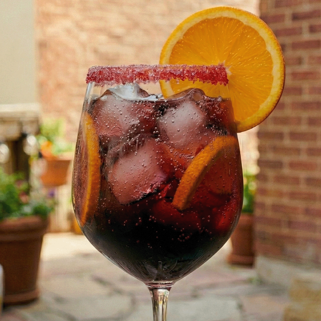 Black Currant & Orange Sangria Spritz