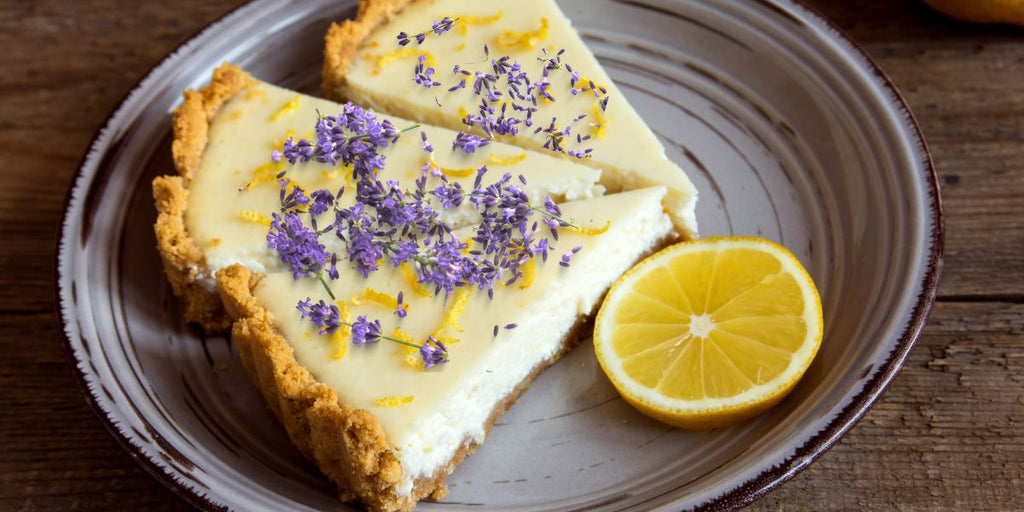 No-bake Lemon-Lavender Cheesecake, one of our recipes for spring