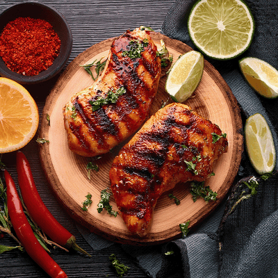 Achiote-Marinated Grilled Chicken with Citrus & Herbs