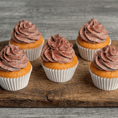 Banana Split Cupcakes with Chocolate Whipped Cream