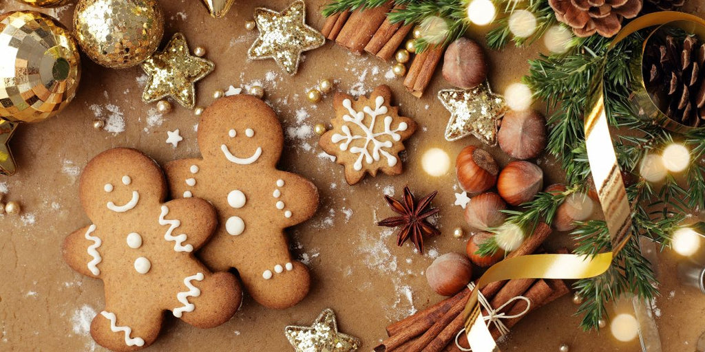 Gingerbread cookies and other festive baked goods for the holidays
