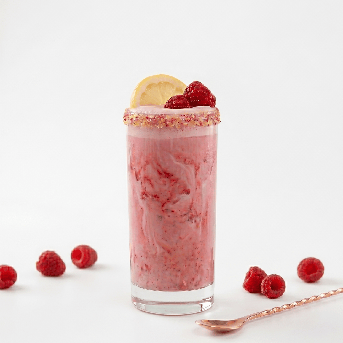 Magical Raspberry Lemon Cream Vodka Cocktail