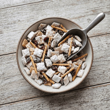 Apple Butter Puppy Chow (Fall Muddy Buddy Snack Mix)