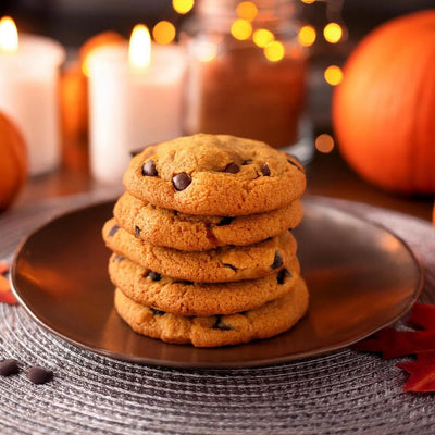 Pumpkin Caramel Chocolate Chip Cookies