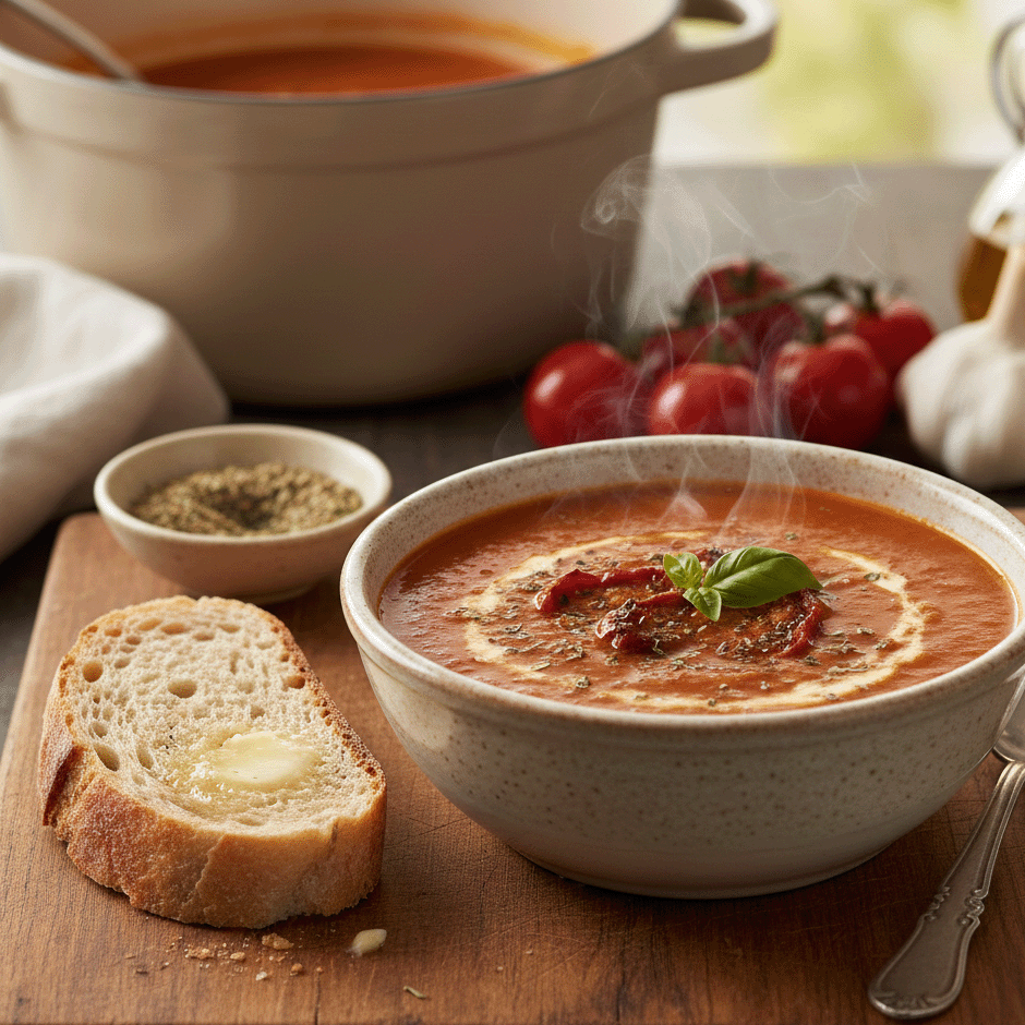 Creamy Roasted Tomato Soup