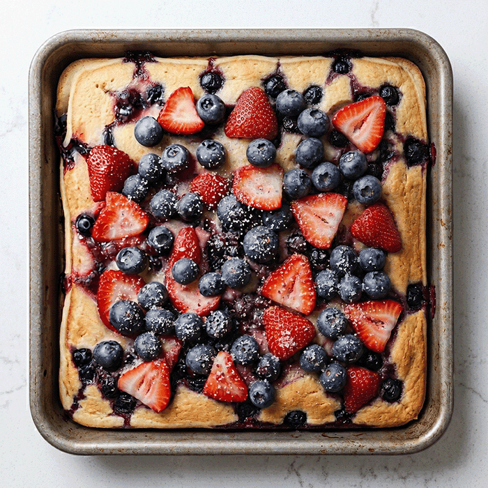 The Best Berry Delicious Sheet Pan Pancakes