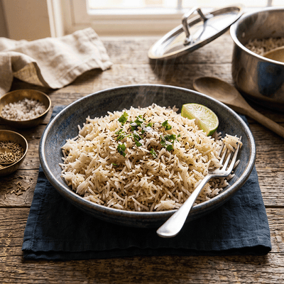 Smoky Cumin Rice Pilaf