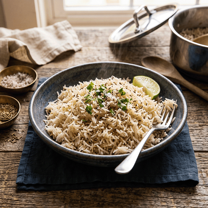Smoky Cumin Rice Pilaf
