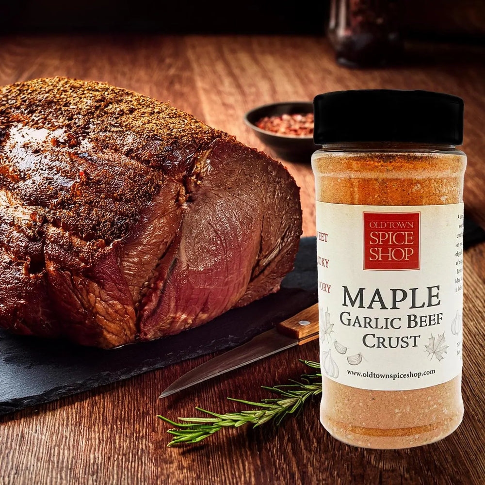 Croûte de bœuf à l'érable et à l'ail