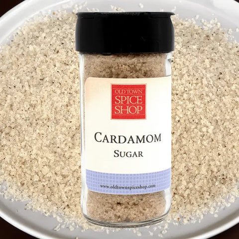 Cardamom spice sugar for coffee