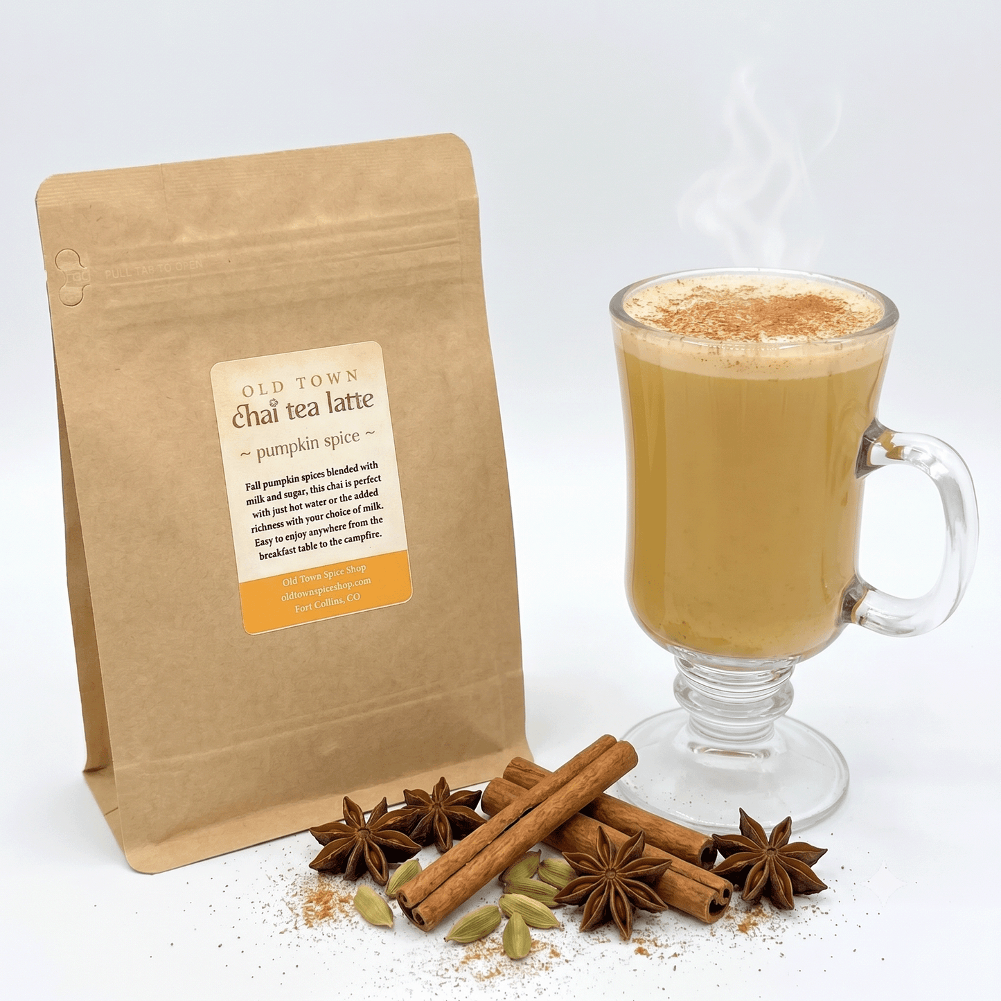 Thé Latte Chai Old Town - Épices à la Citrouille
