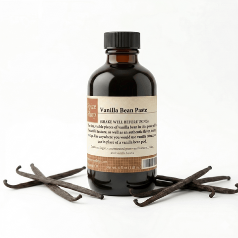 vanilla bean paste with beans