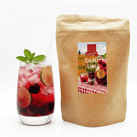 cherry and lime based drink