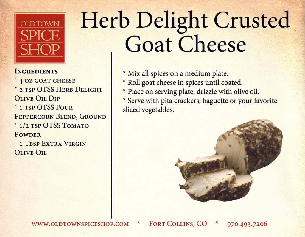 Herb Delight Crusted Goat Cheese