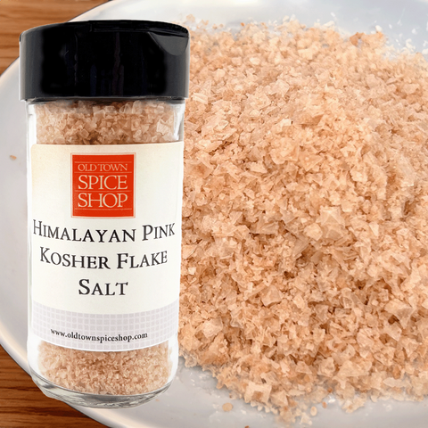 Sel rose casher en flocons de l'Himalaya