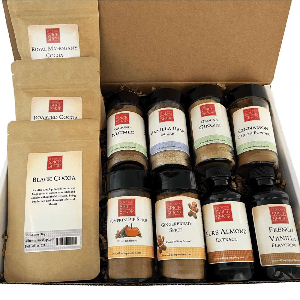 Coffret cadeau de pâtisserie des Fêtes