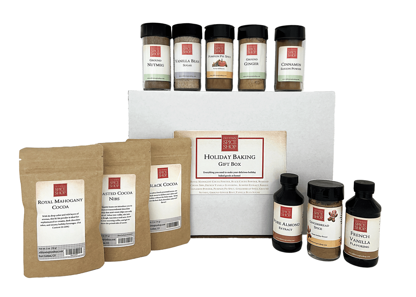 Coffret cadeau de pâtisserie des Fêtes