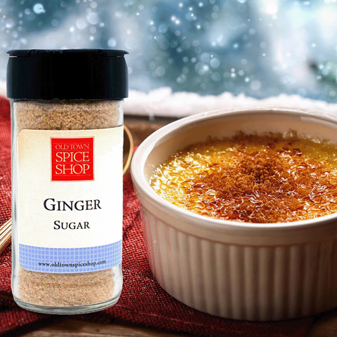 Ginger infused sugar for moscow mules